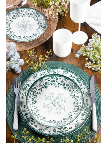 Trendy Kitchen by EXCÉLSA Podkładki stołowe (6 szt.) "Round" w kolorze zielonym - Ø 36 cm