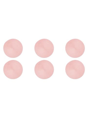 Trendy Kitchen by EXCÉLSA 6er-Set: Tischsets "Round" in Rosa - Ø 36 cm
