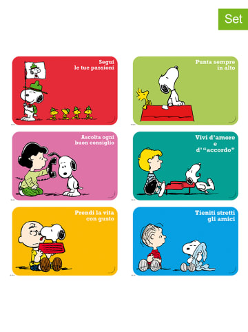 Trendy Kitchen by EXCÉLSA 6er-Set: Tischsets "Snoopy" in Bunt - (L)44 x (B)29 cm