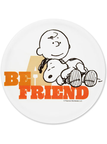 Trendy Kitchen by EXCÉLSA 6er-Set: Tischsets "Peanuts Be" in Weiß/ Bunt - Ø 30,5 cm