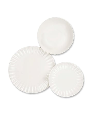 Trendy Kitchen by EXCÉLSA 18tlg. Tafelservice "Elisir" in Weiß