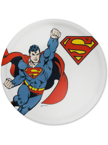 Trendy Kitchen by EXCÉLSA Talerz "Superman" w kolorze biało-niebiesko-czerwonym do pizzy - Ø 31 cm