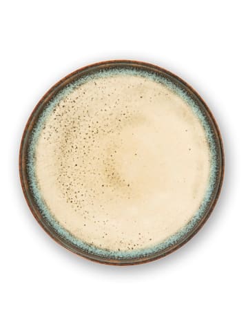 Trendy Kitchen by EXCÉLSA 6er-Set: Dessertteller "Zeus" in Weiß/ Creme - Ø 20 cm