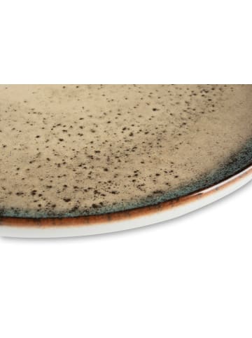 Trendy Kitchen by EXCÉLSA 6-delige set: dessertborden "Zeus" wit/crème - Ø 20 cm