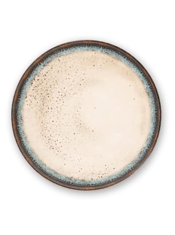 Trendy Kitchen by EXCÉLSA 6-delige set: dinerborden "Zeus" wit/crème - Ø 27 cm