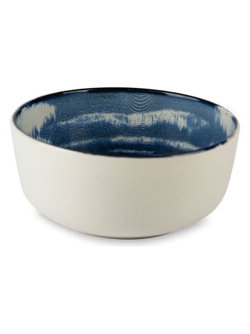 Trendy Kitchen by EXCÉLSA 6er-Set: Schalen "Ermes" in Dunkelblau/ Weiß - 625 ml