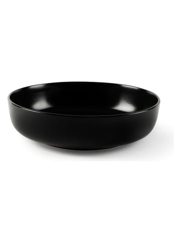 Trendy Kitchen by EXCÉLSA 6er-Set: Suppenteller "Nordic" in Schwarz - Ø 18 cm