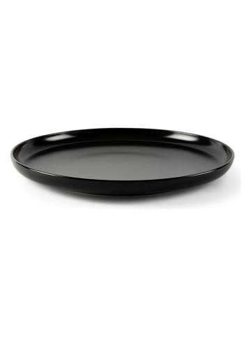 Trendy Kitchen by EXCÉLSA 6-delige set: dinerborden "Nordic" zwart - Ø 27 cm