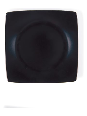 Trendy Kitchen by EXCÉLSA 6-delige set: dessertborden "Eclipse" zwart - (B)21 x (H)21 cm