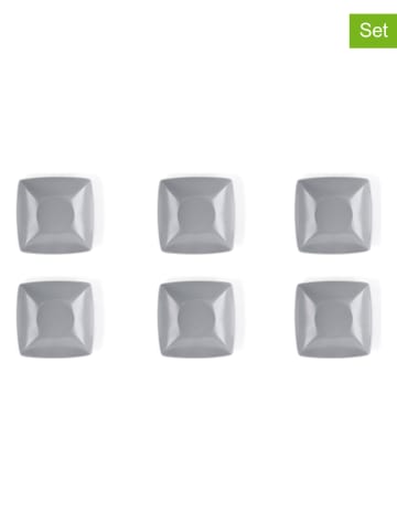 Trendy Kitchen by EXCÉLSA 6er-Set: Suppenteller "Eclipse" in Grau - (B)17 x (H)17 x (T)5,5 cm