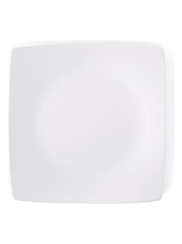 Trendy Kitchen by EXCÉLSA 6er-Set: Speiseteller "Eclipse" in Weiß - (B)25 x (H)25 cm