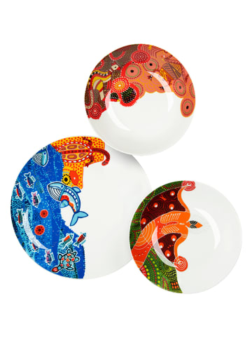 Trendy Kitchen by EXCÉLSA 18-delig tafelservies "Australian" meerkleurig