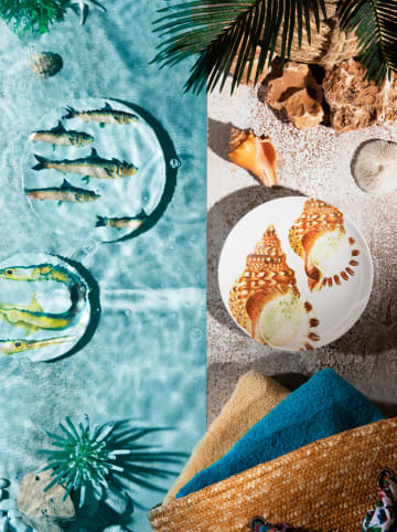 Trendy Kitchen by EXCÉLSA 18tlg. Tafelservice "Portland" in Bunt