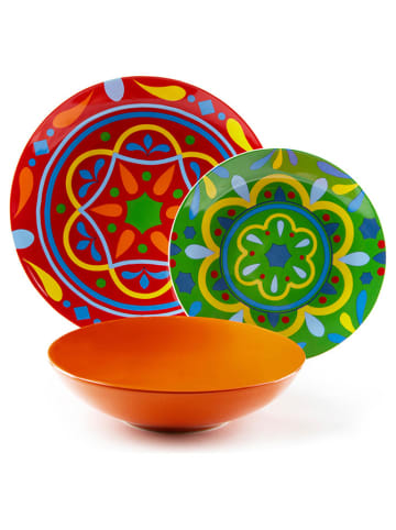 Trendy Kitchen by EXCÉLSA 18-delig tafelservies meerkleurig