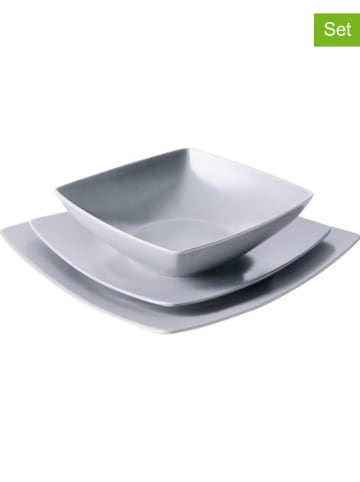 Trendy Kitchen by EXCÉLSA 18tlg. Tafelservice "Eclipse" in Grau