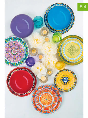 Trendy Kitchen by EXCÉLSA 18-delig tafelservies "Etno Chic" meerkleurig