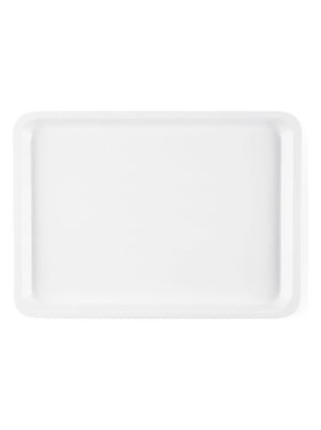 Trendy Kitchen by EXCÉLSA Tablett ''Happy Hour'' in Weiß - (L)30 x (B)20 cm
