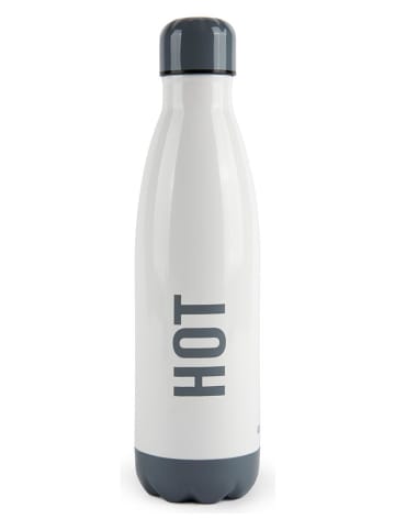 Trendy Kitchen by EXCÉLSA Thermofles "Hot/Cold" wit/grijs - 500 ml