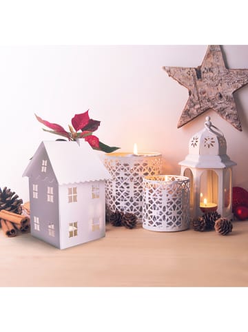 Trendy Kitchen by EXCÉLSA Theelichthouder crème - (B)10 x (H)14,5 x (D)9,6 cm