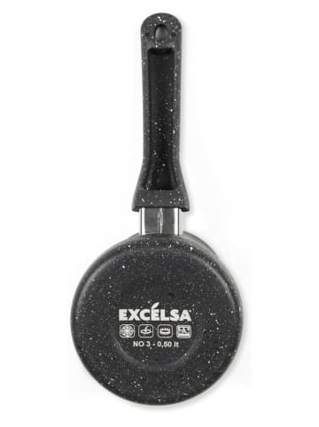 Trendy Kitchen by EXCÉLSA Melkpan "Briki" grijs - 350 ml