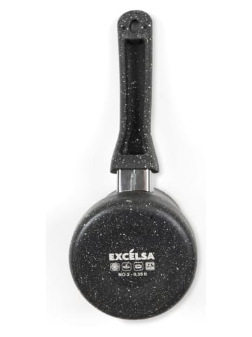 Trendy Kitchen by EXCÉLSA Garnek "Briki" w kolorze szarym na mleko - 250 ml