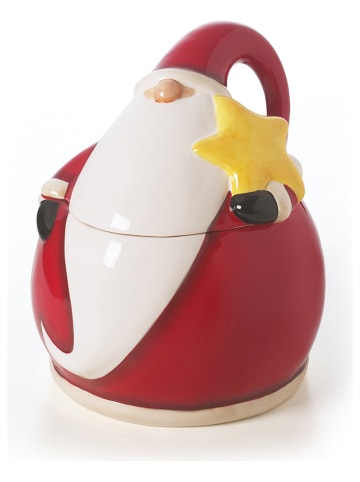 Trendy Kitchen by EXCÉLSA Koekjespot rood/wit - (B)14 x (H)18,5 x (D)15 cm