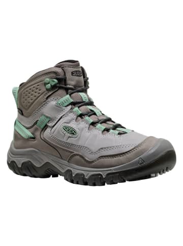 Keen Skórzane buty trekkingowe "Targhee IV Mid" w kolorze szarym