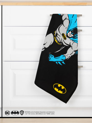 Trendy Kitchen by EXCÉLSA Theedoek "Supereroi" zwart/lichtblauw - (L)70 x (B)50 cm