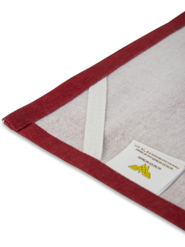 Trendy Kitchen by EXCÉLSA Ściereczka "Supereroi" w kolorze czerwono-żółtym do naczyń - 70 x 50 cm