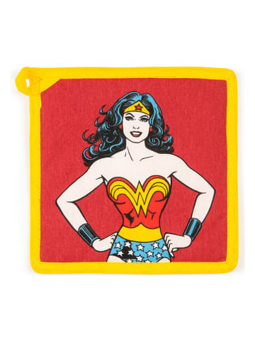 Trendy Kitchen by EXCÉLSA Topflappen "Supereroi" in Gelb/ Rot - (L)20 x (B)20 cm
