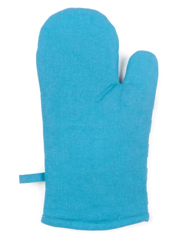 Trendy Kitchen by EXCÉLSA Rękawica kuchenna "Supereroi" w kolorze czarno-błękitnym - 32 x 18 cm