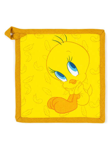Trendy Kitchen by EXCÉLSA Topflappen "Looney Tunes Tweety" in Gelb - (L)20 x (B)20 cm