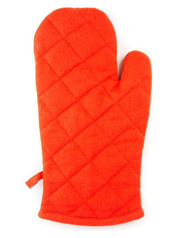 Trendy Kitchen by EXCÉLSA Rękawica kuchenna w kolorze pomarańczowym ze wzorem - 32 x 18 cm