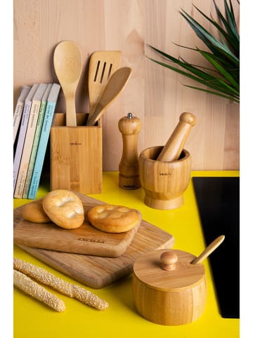 Trendy Kitchen by EXCÉLSA Keukenhulpjeshouder bamboe - (B)10 x (H)14,5 cm
