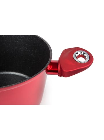 Trendy Kitchen by EXCÉLSA 4-delige pannenset "Phoenix" rood
