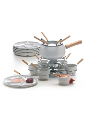 Trendy Kitchen by EXCÉLSA 28tlg. Fondueset in Weiß