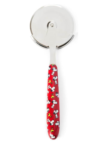 Trendy Kitchen by EXCÉLSA Nóż "Peanuts" w kolorze czerwonym do pizzy - dł. 19 cm