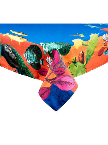 Trendy Kitchen by EXCÉLSA Tischdecke "Rhapsody" in Blau/ Rot