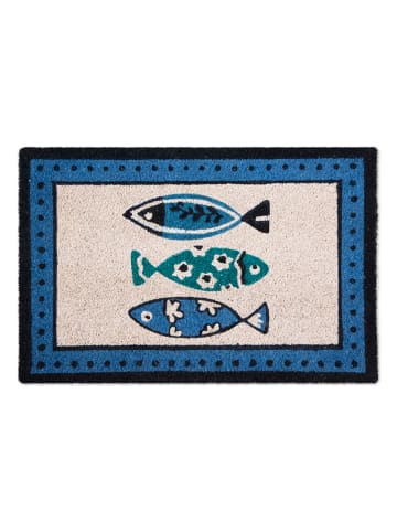 Trendy Kitchen by EXCÉLSA Fußmatte "Mandala" in Blau - (L)60 x (B)40 cm