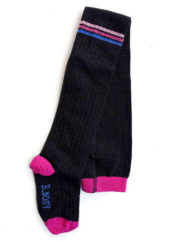 B.Nosy Rajstopy w kolorze czarnym