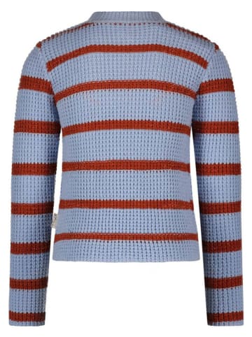 B.Nosy Pullover "Kendall" in Hellblau/ Rot