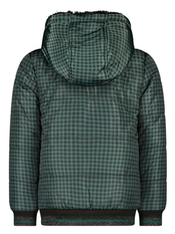 B.Nosy Dwustronna kurtka przejściowa w kolorze czarno-zielonym