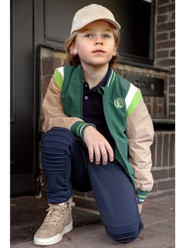 B.Nosy Sweatjacke "James" in Grün/ Beige