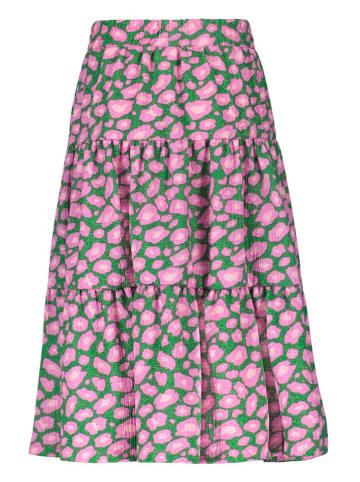 B.Nosy Spódnica "Riri" w kolorze zielono-jasnoróżowym