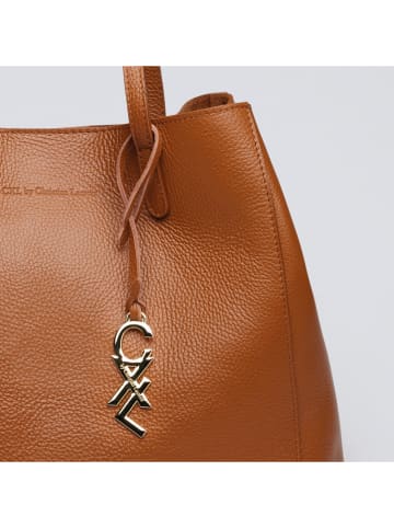 CXL by Christian Lacroix Leren schoudertas lichtbruin - (B)39 x (H)29 x (D)20 cm