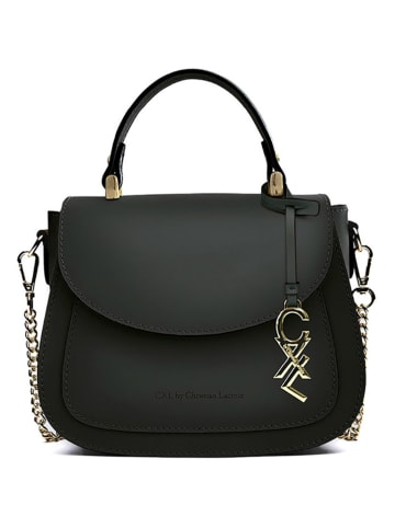 CXL by Christian Lacroix Leder-Henkeltasche "Haussmann" in Schwarz - (B)23 x (H)20 x (T)11 cm