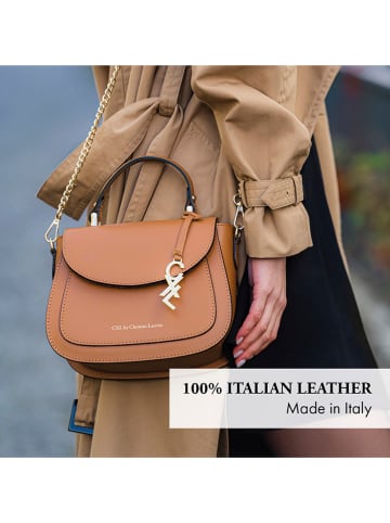 CXL by Christian Lacroix Skórzana torebka w kolorze jasnobrązowym - 23 x 20 x 11 cm