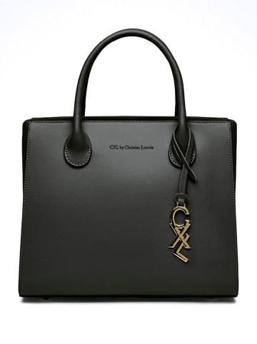 CXL by Christian Lacroix Leren handtas "Montaigne" zwart - (B)31 x (H)26 x (D)15 cm