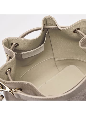 CXL by Christian Lacroix Leder-Schultertasche "Champs Elysé" in Beige - (B)25 x (H)28 x (T)15 cm