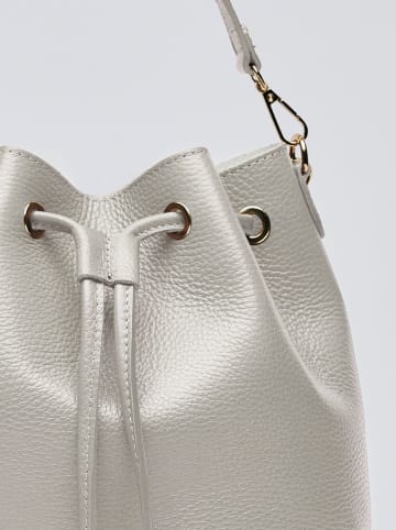 CXL by Christian Lacroix Leder-Schultertasche in Creme - (B)25 x (H)28 x (T)15 cm